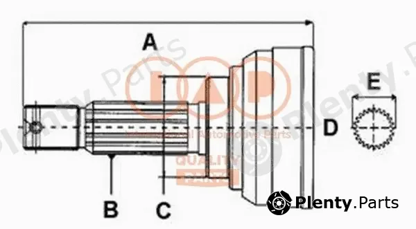 Iap Quality Parts 406-13010 — Joint Kit, drive shaft