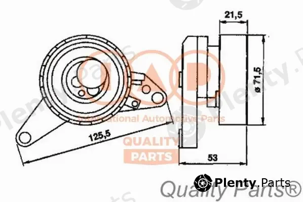 Iap Quality Parts 127-20010 — Tensioner Pulley, timing belt