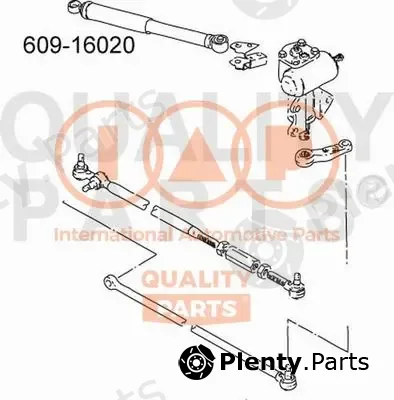 Iap Quality Parts 609-16020 — Shock Absorber, steering