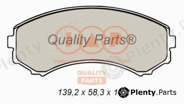 Iap Quality Parts 704-12026P — Brake Pad Set, disc brake