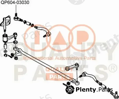 Iap Quality Parts 604-03030 — Tie Rod End