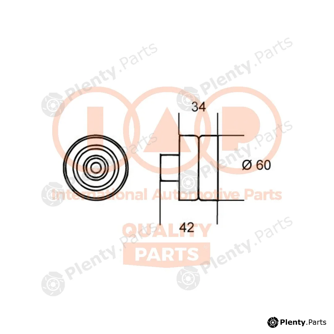 Iap Quality Parts 127-22042 — Timing Belt Kit