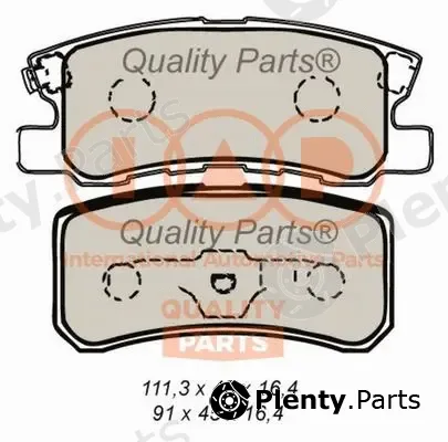 Iap Quality Parts 704-12027 — Brake Pad Set, disc brake