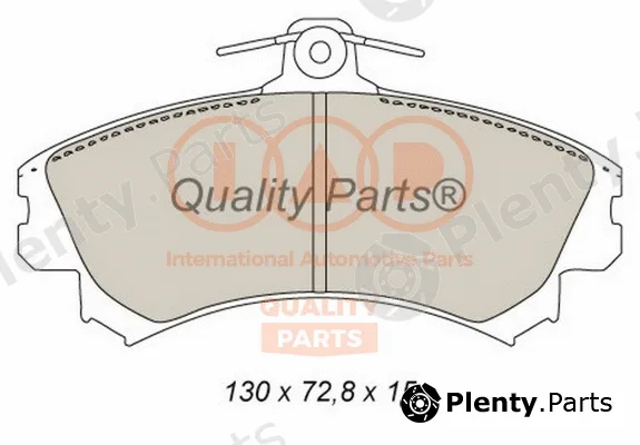 Iap Quality Parts 704-12095 — Brake Pad Set, disc brake