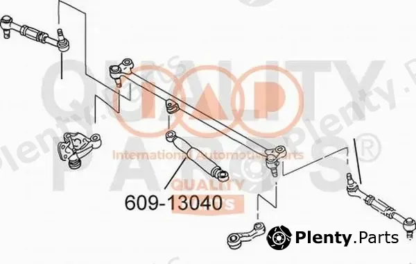 Iap Quality Parts 609-13040 — Shock Absorber, steering