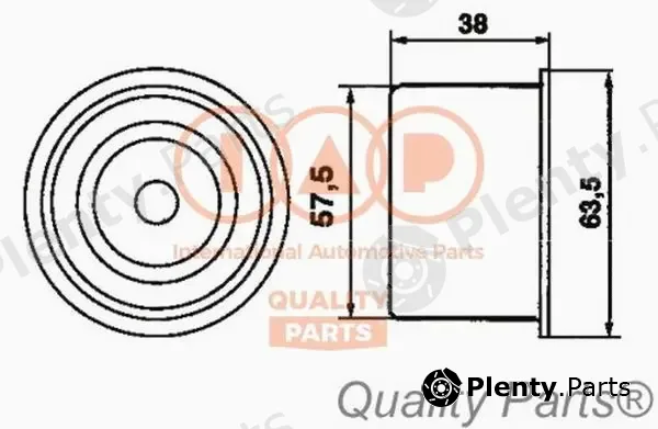 Iap Quality Parts 127-21089 — Tensioner Pulley, timing belt