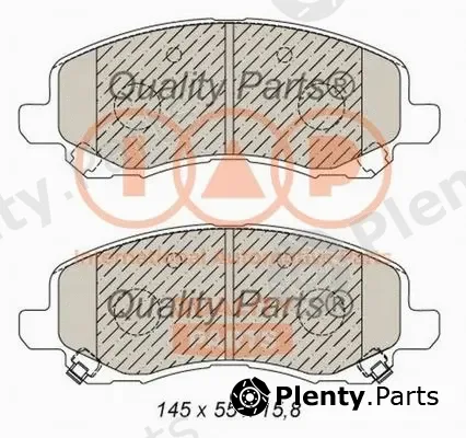 Iap Quality Parts 704-10070 — Brake Pad Set, disc brake
