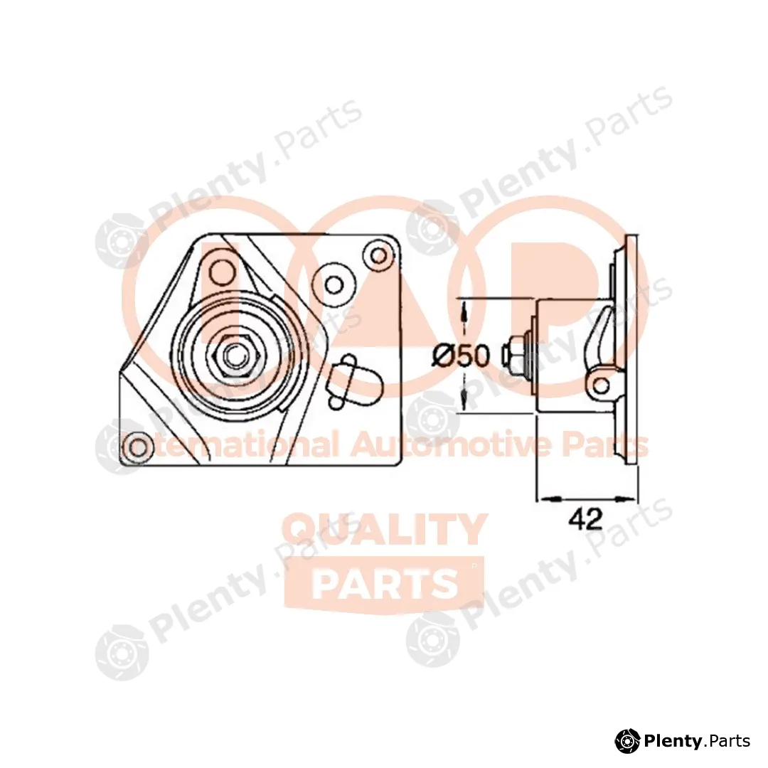 Iap Quality Parts 127-12086 — Tensioner Pulley, timing belt