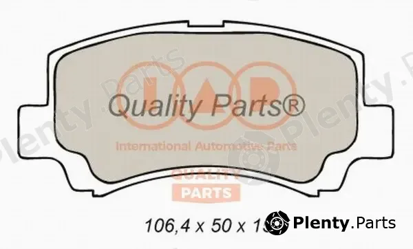 Iap Quality Parts 704-16096 — Brake Pad Set, disc brake