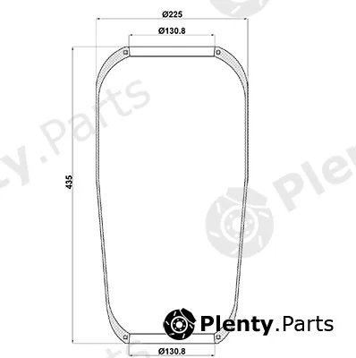 HD 010.946 — Bellow, air suspension