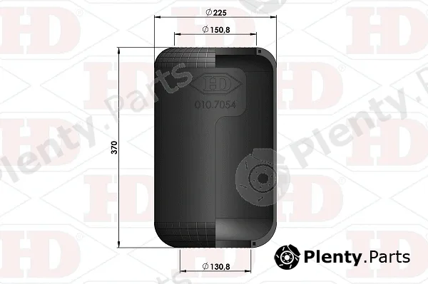 HD 010.7054 — Bellow, air suspension