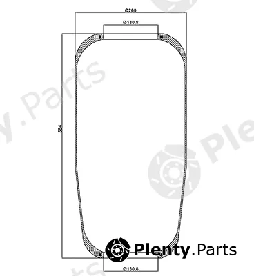 HD 010.838 — Bellow, air suspension