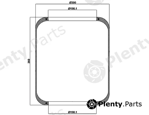 HD 010.662 — Bellow, air suspension