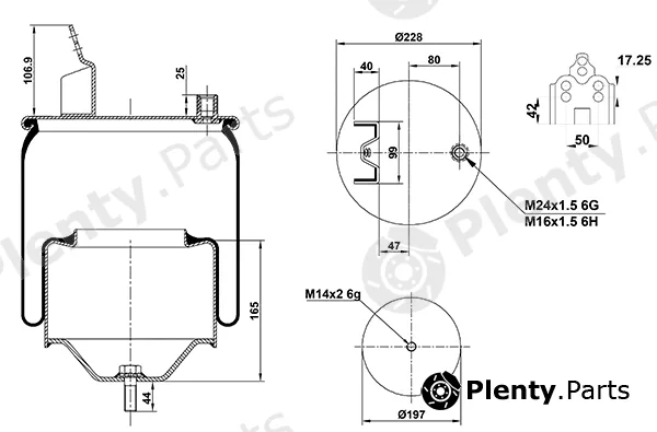 HD 020.7803.C — Bellow, air suspension