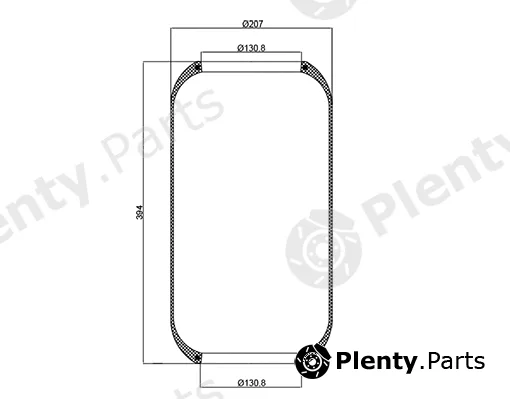HD 010.644 — Bellow, air suspension