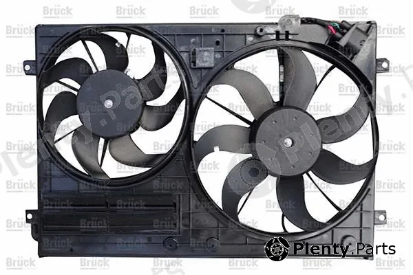 BRÜCK Germany 1K0121205J — Electric Motor, radiator fan