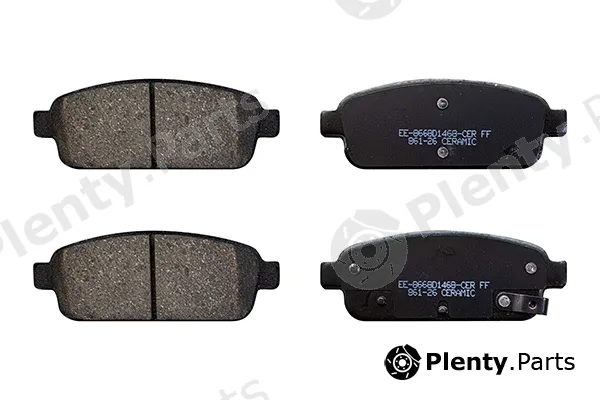 BRÜCK Germany EE-8668D1468-CER — Brake Pad Set, disc brake