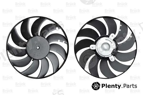 BRÜCK Germany 2565BK620DA — Electric Motor, radiator fan