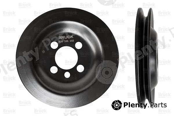 BRÜCK Germany 026105255 — Belt Pulley, crankshaft