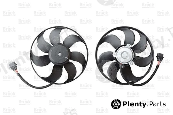 BRÜCK Germany 1J0959455S — Electric Motor, radiator fan