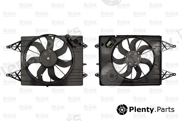 BRÜCK Germany 5U0959455B-COMPL — Electric Motor, radiator fan