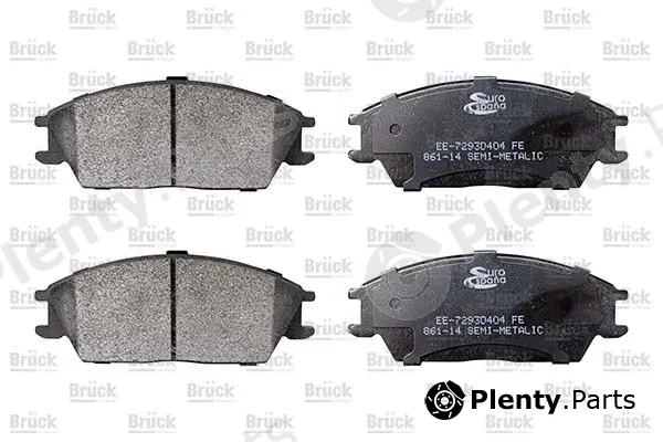 BRÜCK Germany EE-7293D404 — Brake Pad Set, disc brake