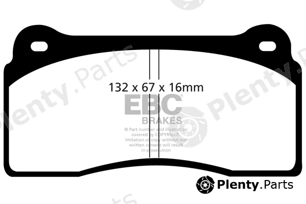 EBC Brakes DP41110R — Brake Pad Set, disc brake