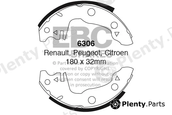 EBC Brakes 6306 — Brake Shoe Set