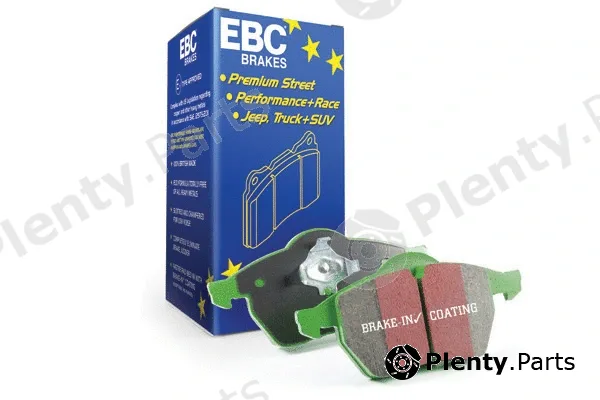 EBC Brakes DP22407 — Brake Pad Set, disc brake Greenstuff is a high friction kevlar based brake pad