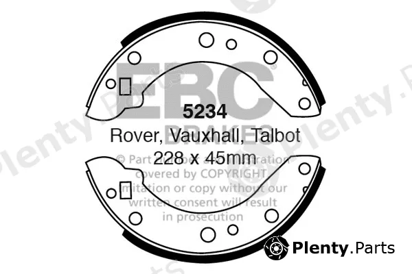 EBC Brakes 5234 — Brake Shoe Set