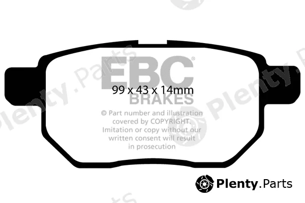 EBC Brakes DP1947 — Brake Pad Set, disc brake