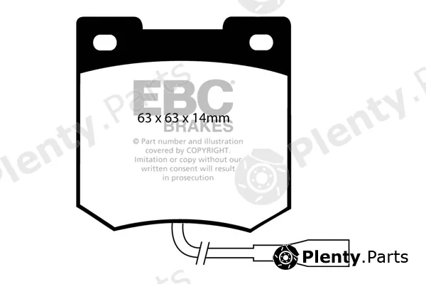 EBC Brakes DP353 — Brake Pad Set, disc brake