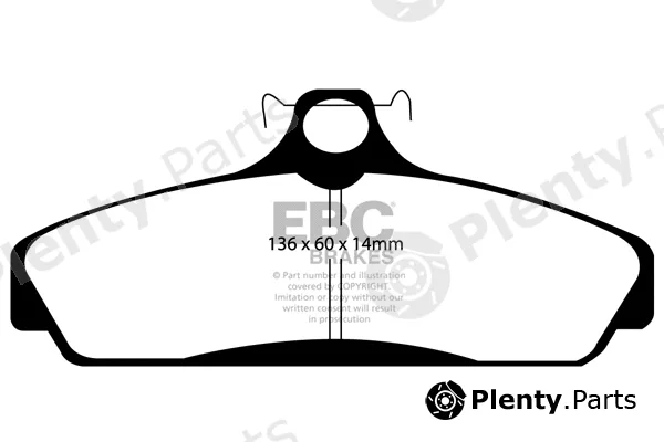 EBC Brakes DP31152C — Brake Pad Set, disc brake