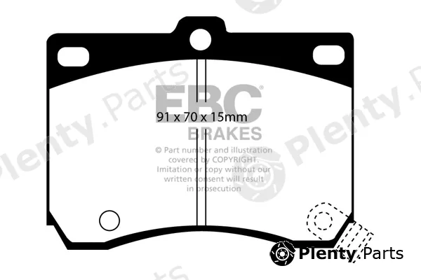 EBC Brakes DP824 — Brake Pad Set, disc brake