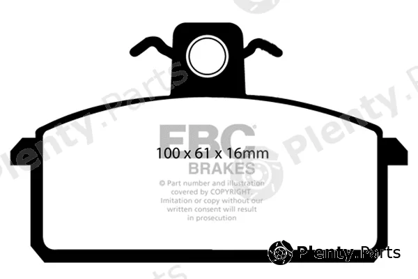EBC Brakes DP410/4 — Brake Pad Set, disc brake