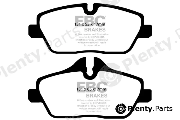 EBC Brakes DP22056 — Brake Pad Set, disc brake