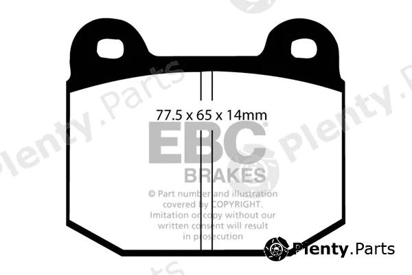 EBC Brakes DP4197/2R — Brake Pad Set, disc brake