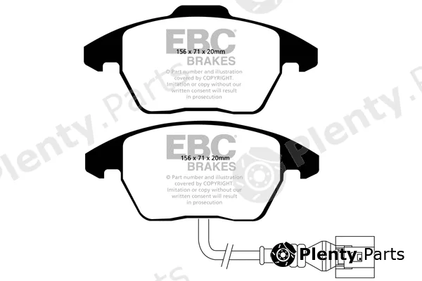 EBC Brakes DP81517RP1 — High Performance Brake Pad Set