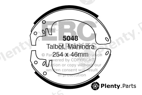 EBC Brakes 5048 — Brake Shoe Set