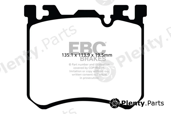 EBC Brakes DP42091R — Brake Pad Set, disc brake