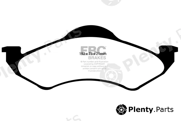 EBC Brakes DP1318 — Brake Pad Set, disc brake