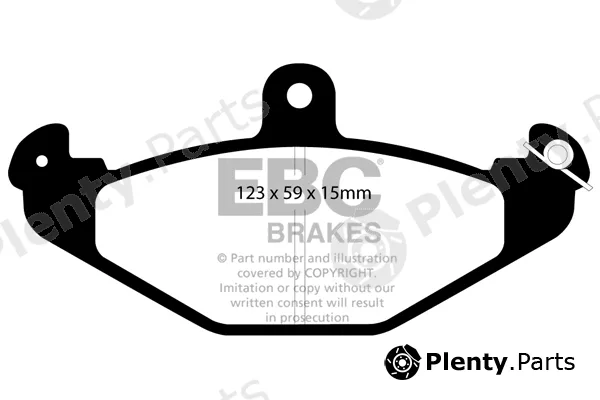 EBC Brakes DP2885 — Brake Pad Set, disc brake