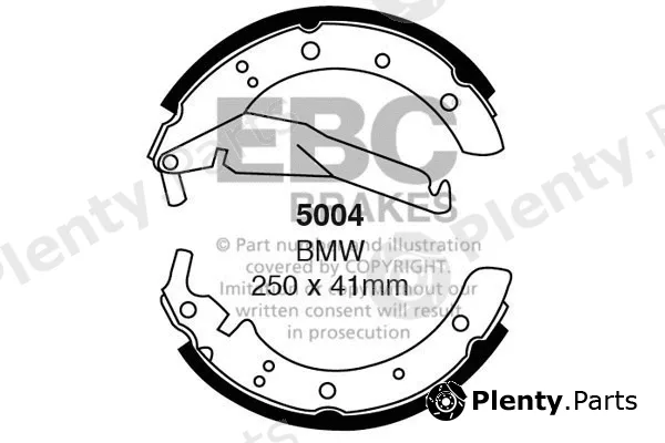 EBC Brakes 5004 — Brake Shoe Set