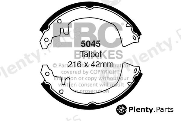 EBC Brakes 5045 — Brake Shoe Set