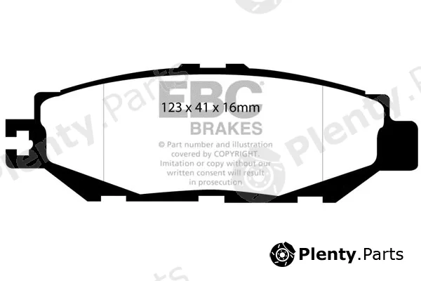 EBC Brakes DP31008C — Brake Pad Set, disc brake