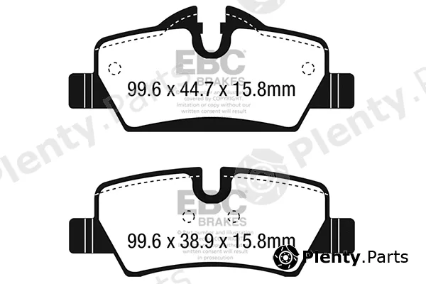 EBC Brakes DP22228 — Brake Pad Set, disc brake