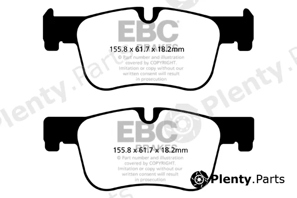 EBC Brakes DP42143R — Brake Pad Set, disc brake