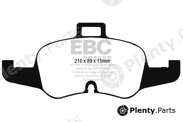 EBC Brakes DP42256R — Brake Pad Set, disc brake