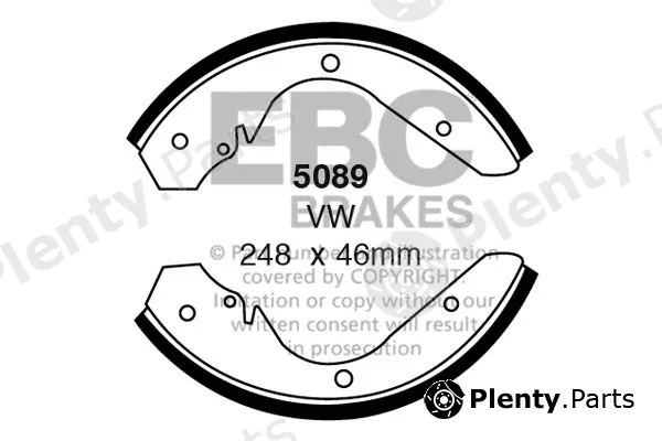 EBC Brakes 5089 — Brake Shoe Set