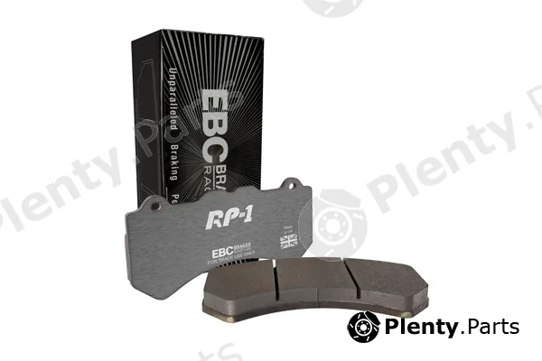EBC Brakes DP8001RP1 — Brake Pad Set, disc brake RP1 has a very stable friction coefficient of 0.45μ